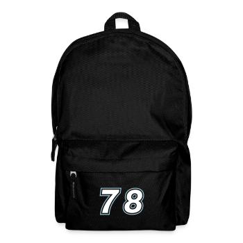 78 number symbol - Backpack - black - Front