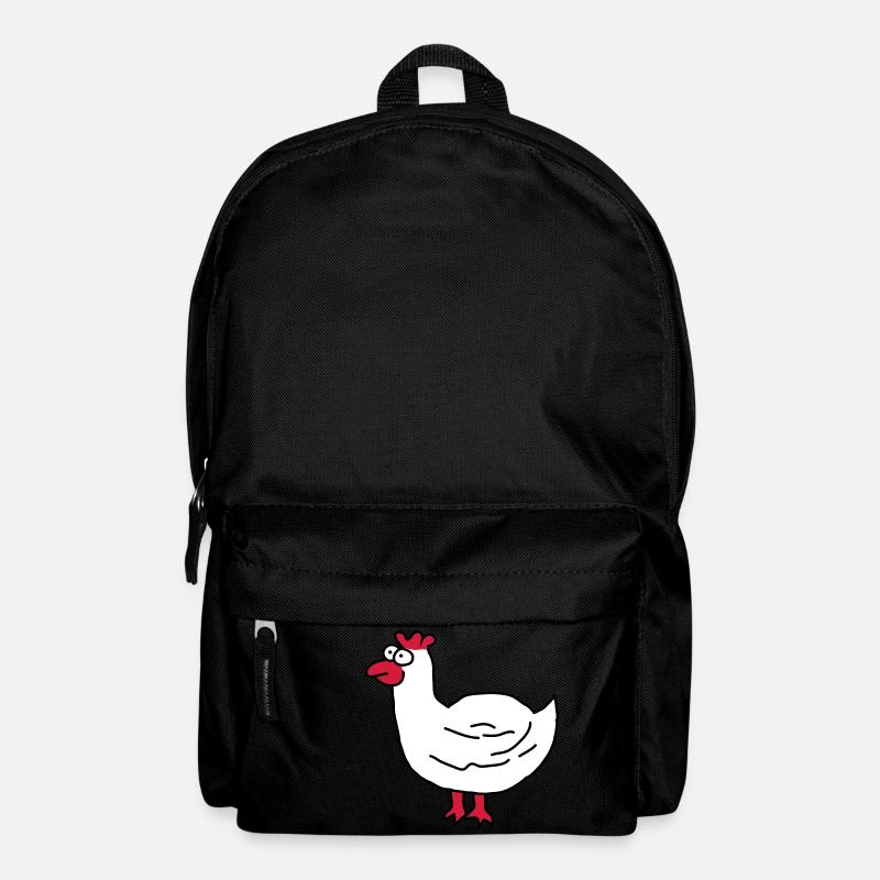 Huhn - Rucksack - Schwarz