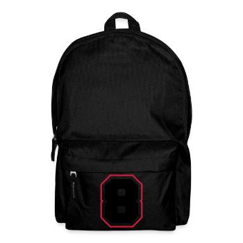 8 nombre symbole - Sac à dos - noir - Devant