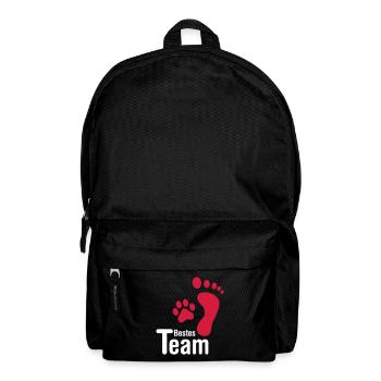 Bestes TEAM - Rucksack - Schwarz - Vorne