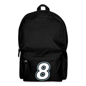 8 nombre symbole - Sac à dos - noir - Devant