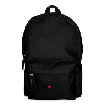 heart - Backpack - black - Front
