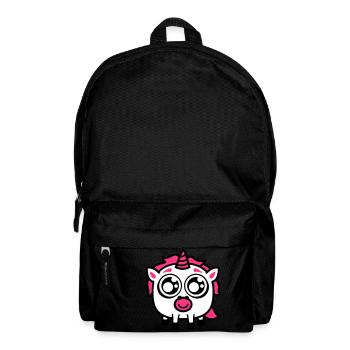 Glupschi Einhorn - Rucksack - Schwarz - Vorne