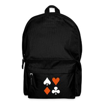 Poker - Sac à dos - noir - Devant