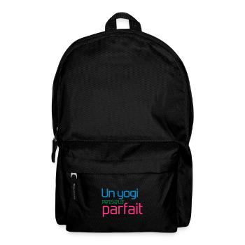 Un Yogi presque parfait / Yoga - Sac à dos - noir - Devant