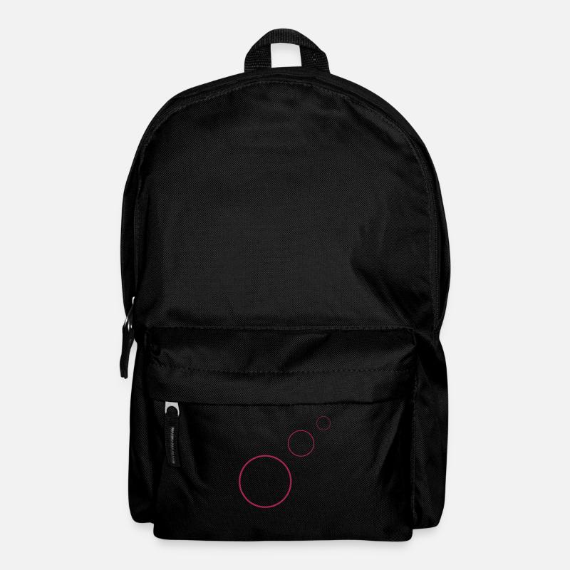 Kreis, rund, Elipse, Kreise, vektor, runder Kreis - Rucksack - Schwarz