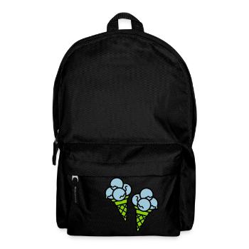 Crème glacée à la crème Eis - Sac à dos - noir - Devant