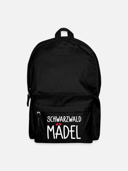 Schwarzwaldmädel - Rucksack - Schwarz