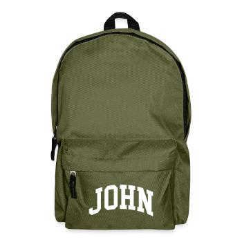 John - Backpack - olive green - Front