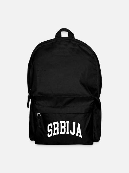 Serbien - Rucksack - Schwarz