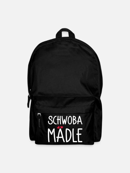 Schwoba Mädle - Rucksack - Schwarz