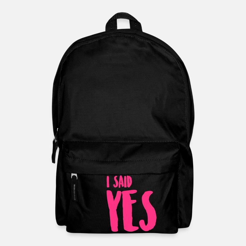 I SAID YES / ICH HABE JA GESAGT - Rucksack - Schwarz