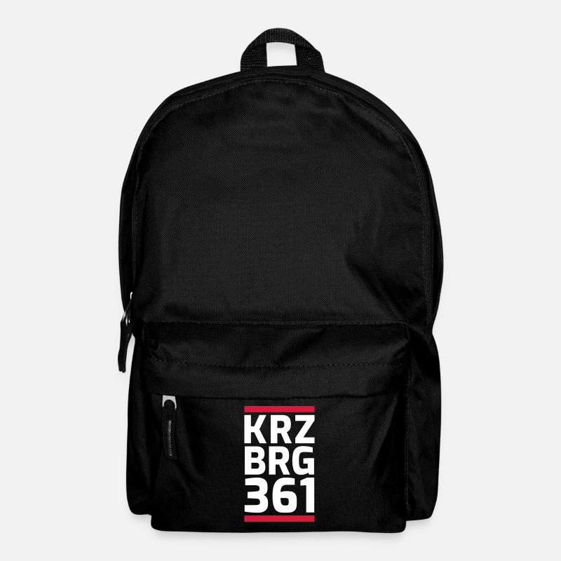 Kreuzberg 361 Design mit freier Farbwahl - Rucksack - Schwarz