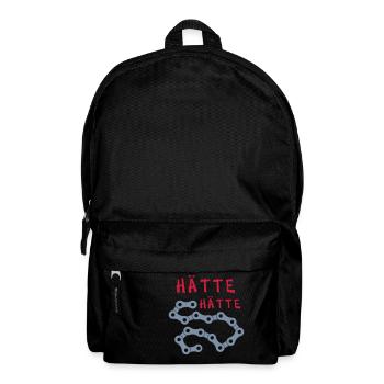 Hätte Hätte Fahrradkette - Rucksack - Schwarz - Vorne