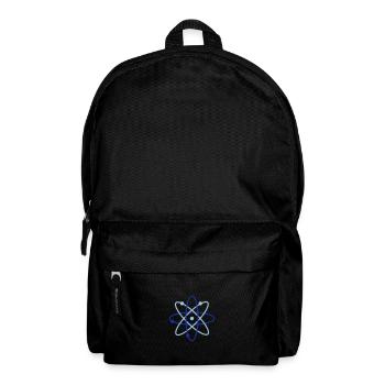 atom symbol - Rucksack - Schwarz - Vorne