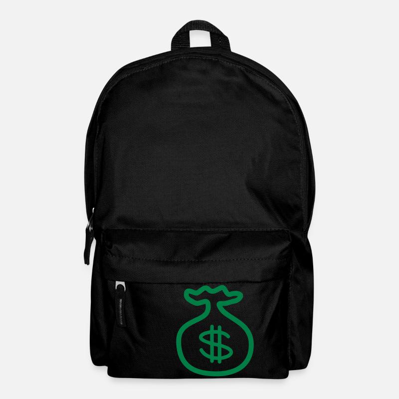 Dollar Argent Banque - Sac à dos - noir