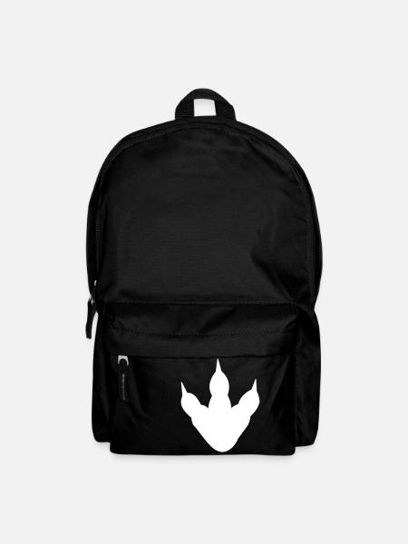 Dinosaurierabdruck, Dinosaurierspuren - Backpack - black