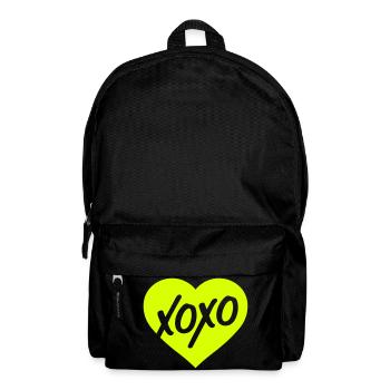 coeur XOXO - Sac à dos - noir - Devant