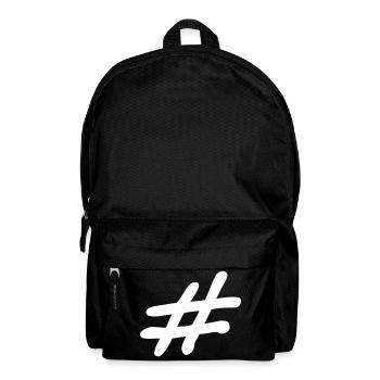 hashtag - Backpack - black - Front