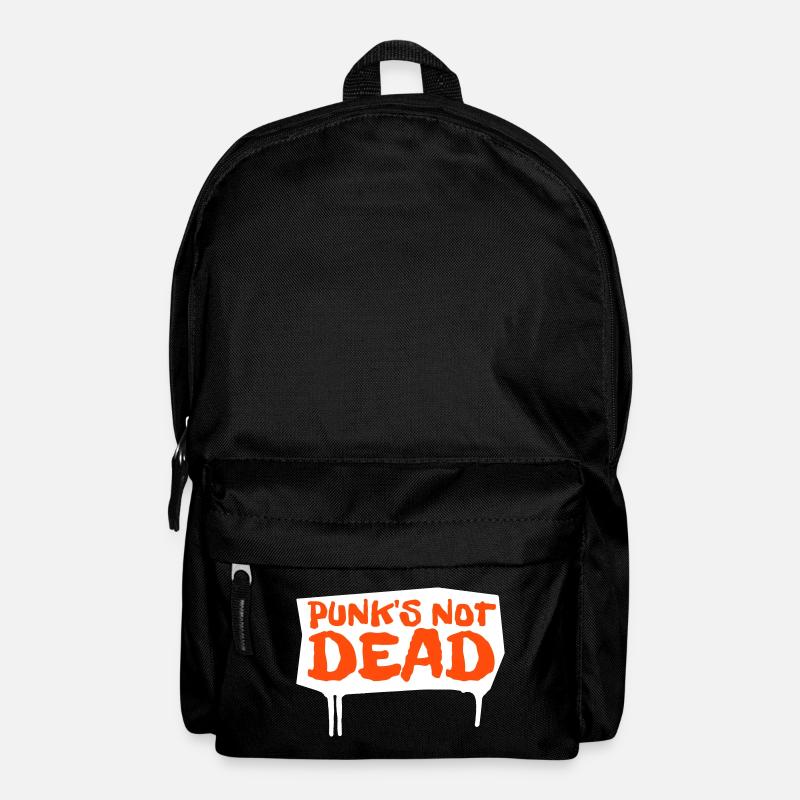 punks not dead | red-edition - Backpack - black