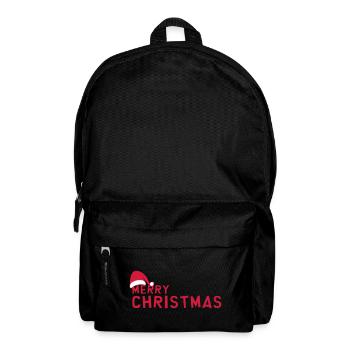 Joyeux Noël - Merry Christmas - Sac à dos - noir - Devant
