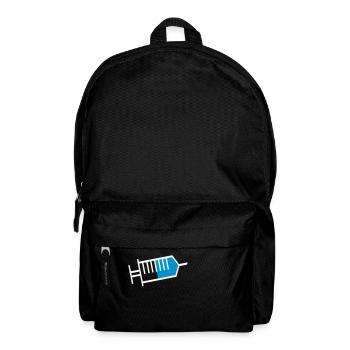 Spritze outline - Rucksack - Schwarz - Vorne