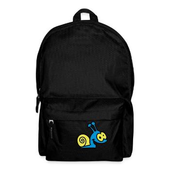 escargot drôle - 3 - Sac à dos - noir - Devant