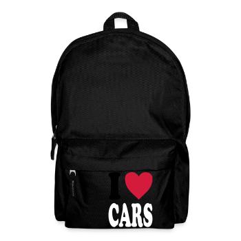 I love CARS - Backpack - black - Front