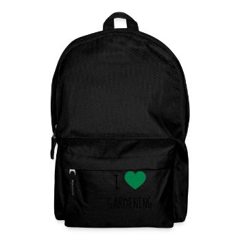 Garden - Gardener - Gardening - Green - Nature - Rucksack - Schwarz - Vorne