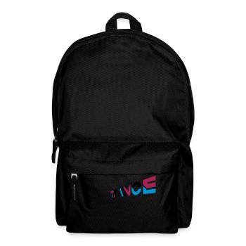 Music Trance Lettering Design - Backpack - black - Front