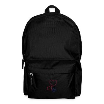 hearts - Backpack - black - Front