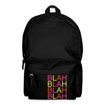 blah blah blah - Sac à dos - noir - Devant