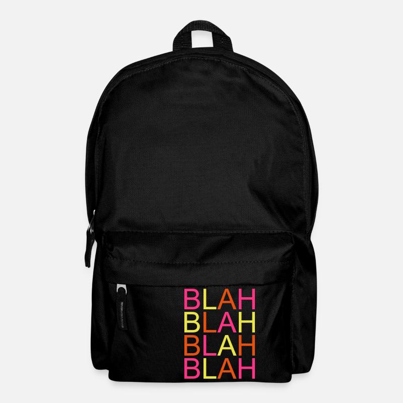 blah blah - Rucksack - Schwarz