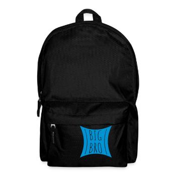 Text Logo Big Bro - Rucksack - Schwarz - Vorne