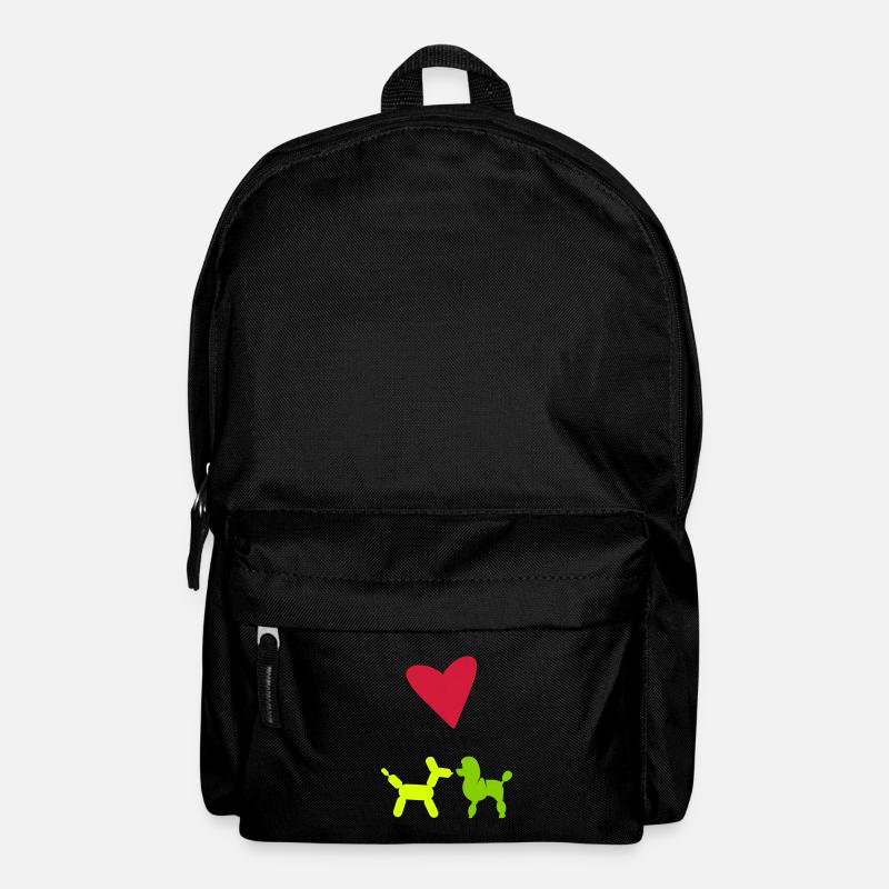 A small dotted heart - Backpack - black