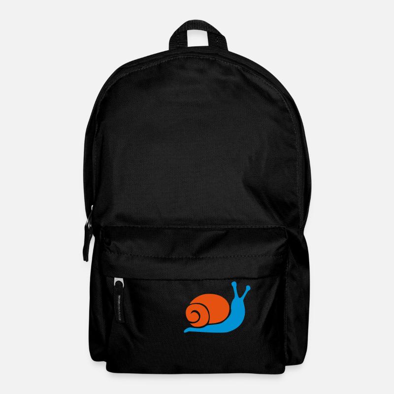 Schnecke - Rucksack - Schwarz