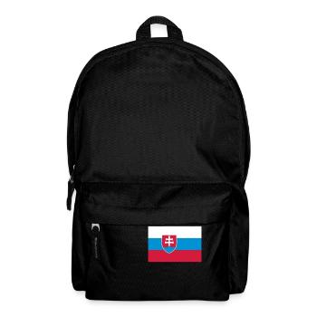 slovakia flag - Rucksack - Schwarz - Vorne