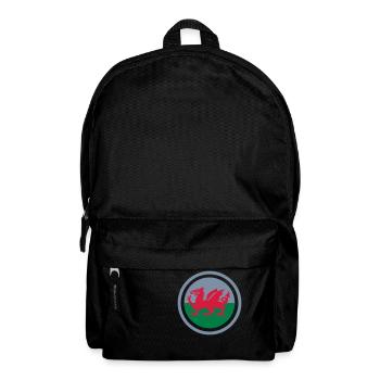 Wales Emblem - Rucksack - Schwarz - Vorne