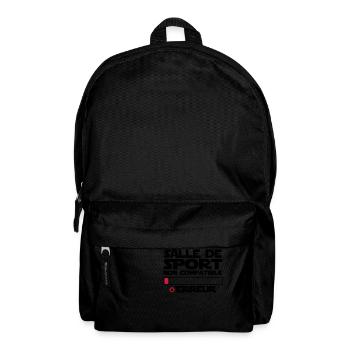 salle de sport NON compatible - Sac à dos - noir - Devant