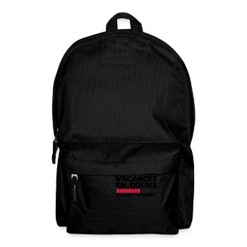 vacances EN COURS - Sac à dos - noir - Devant