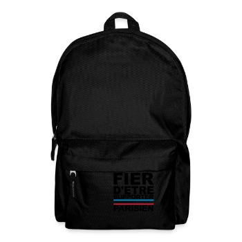 fier parisien noir 01 - Sac à dos - noir - Devant