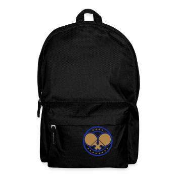 Emblème de tennis de table 02 - Sac à dos - noir - Devant