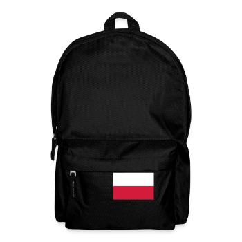 Poland flag - drapeau Pologne - Polen flagge - - Sac à dos - noir - Devant