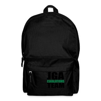 JGA Eskalation Junggesellen-Abschied Fun - Rucksack - Schwarz - Vorne