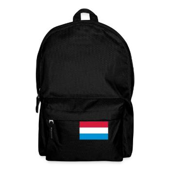 drapeau Luxembourg - Luxembourg flag - Sac à dos - noir - Devant