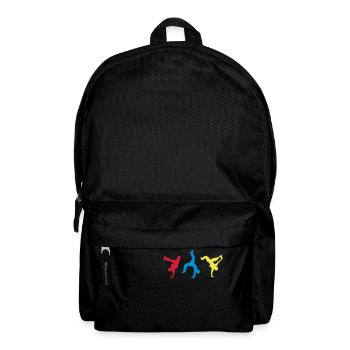 bboys colorfull - Rucksack - Schwarz - Vorne