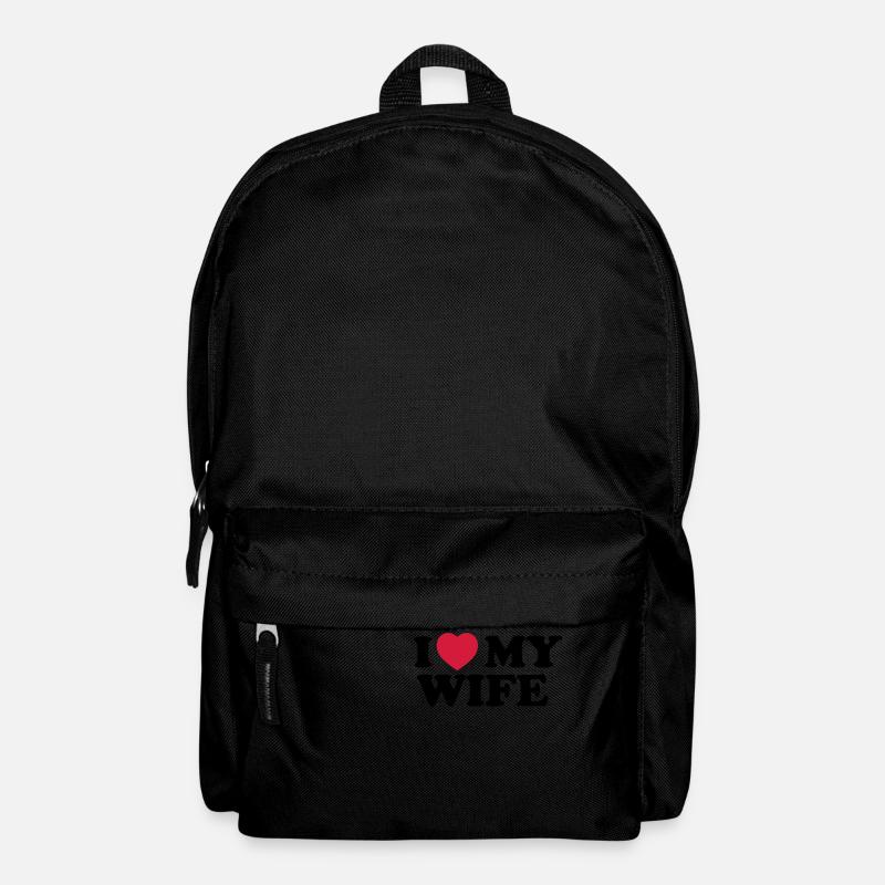 I love my wife - Backpack - black