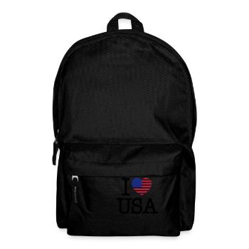 I love USA - Backpack - black - Front