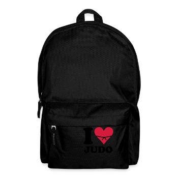 i love judo - Backpack - black - Front