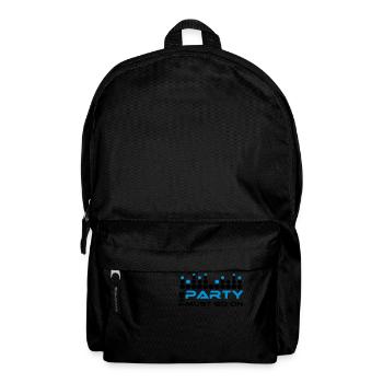 The Party Must Go On - Rucksack - Schwarz - Vorne